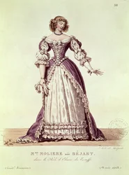 Madame Molière, de soltera Armande Béjart (1642-1700), en el papel de Elmire en «Tartufo» de Molière (1622-73)